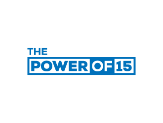 thepowerof15 logo design by pencilhand