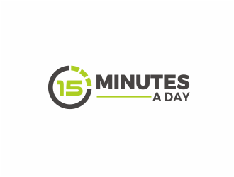 15 minutes a day logo design by kimora