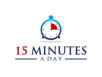 15 minutes a day logo design by harrysvellas