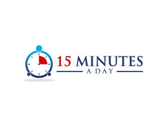 15 minutes a day logo design by harrysvellas