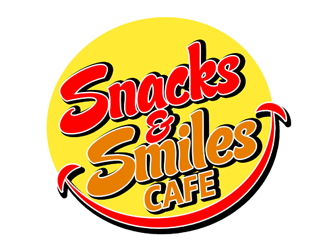 Snacks and Smiles Cafe logo design by ingepro