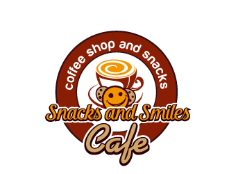 Snacks and Smiles Cafe logo design by tec343