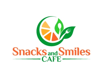 Snacks and Smiles Cafe logo design concepts #8