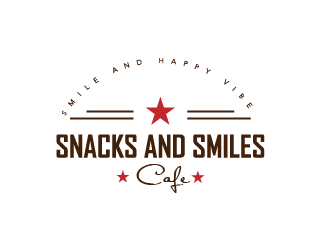 Snacks and Smiles Cafe logo design concepts #11