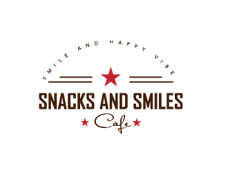 Snacks and Smiles Cafe logo design by grea8design