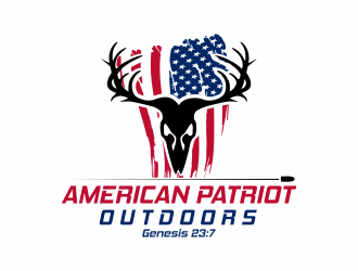 American Patriot Outdoors logo design by MilanSimple