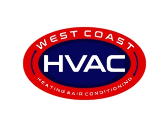 WEST COAST HVAC logo design by harrysvellas