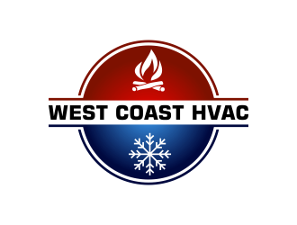 WEST COAST HVAC logo design by pakNton