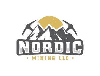 Nordic Mining LLc logo design by akilis13