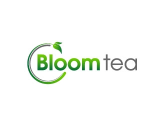 Bloom tea logo design by pixalrahul