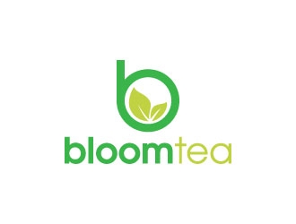 Bloom tea logo design by pixalrahul