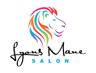 Lyons Mane Salon logo design by ruki