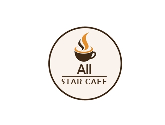 All Star Cafe logo design by gilkkj