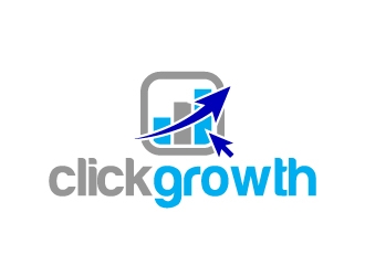 clickgrowth logo design concepts #1
