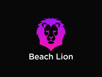 Beach Lion Logo logo design by bluepinkpanther_