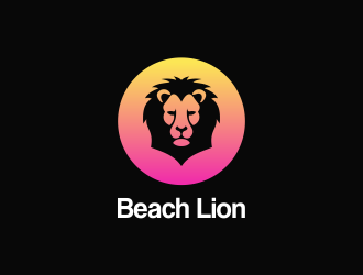 Beach Lion Logo logo design by bluepinkpanther_