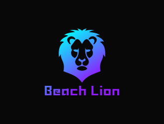 Beach Lion Logo logo design by bluepinkpanther_