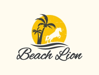 Beach Lion Logo logo design by abss