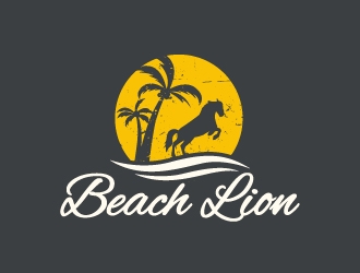 Beach Lion Logo logo design by abss