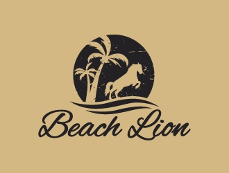 Beach Lion Logo logo design by abss