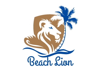 Beach Lion Logo logo design by zenith