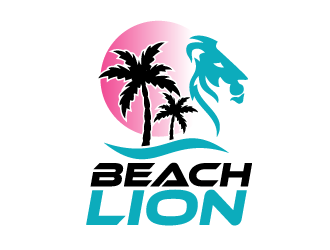 Beach Lion Logo logo design by manabendra110