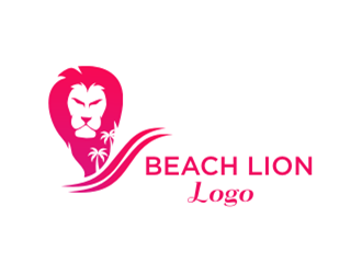 Beach Lion Logo logo design by sheilavalencia