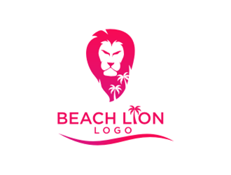 Beach Lion Logo logo design by sheilavalencia