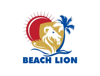 Beach Lion Logo logo design by zenith