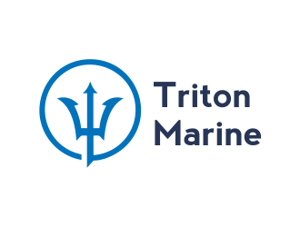 Triton Marine logo design by bluepinkpanther_