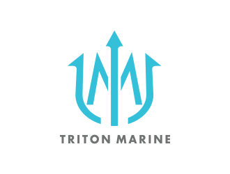 Triton Marine logo design by MariusCC