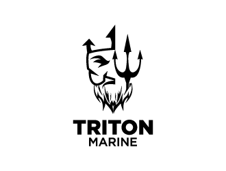 Triton Marine logo design by yurie