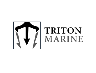 Triton Marine logo design by BeDesign