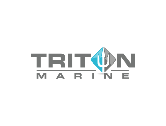 Triton Marine logo design by pakderisher