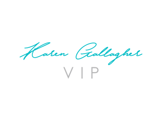 Karen Gallagher VIP logo design by ROSHTEIN