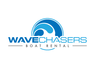 Wave Chasers  logo design by pencilhand