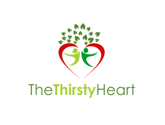 The Thirsty Heart logo design by bosbejo