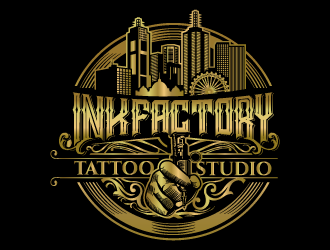 Ink factory logo design by invento