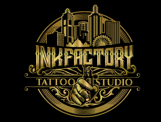 Ink factory logo design by invento