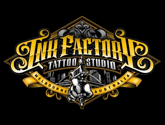 Ink factory logo design by ZedArts