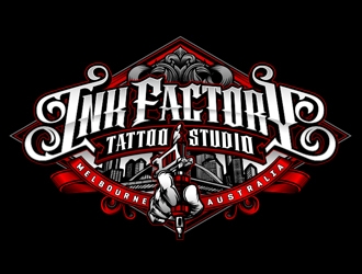 Ink factory logo design by ZedArts