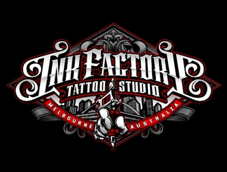 Ink factory logo design by ZedArts