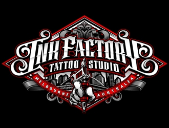 Ink factory logo design by ZedArts