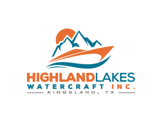 Highland Lakes Watercraft Inc. logo design by pencilhand