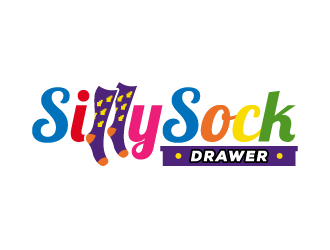Silly Sock Drawer  logo design by pencilhand