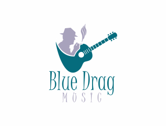 Blue Drag Music Limited logo design by MilanSimple