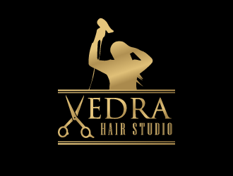 Vedra Hair Studio logo design by corneldesign77