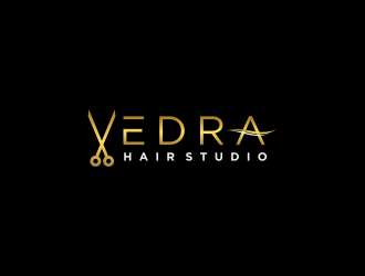 Vedra Hair Studio logo design by ammad