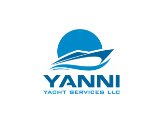 Yanni Yacht Services LLC. logo design by pencilhand