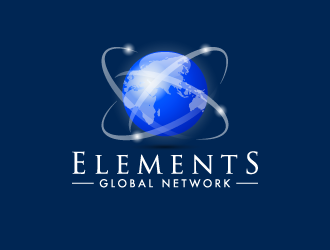 Elements Global Network logo design by pencilhand